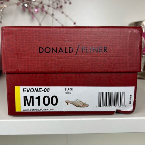 Donald J Pliner Evone Easy Napa Kitten-Heel Mule Sandal Size 10M - Picture 14 of 14